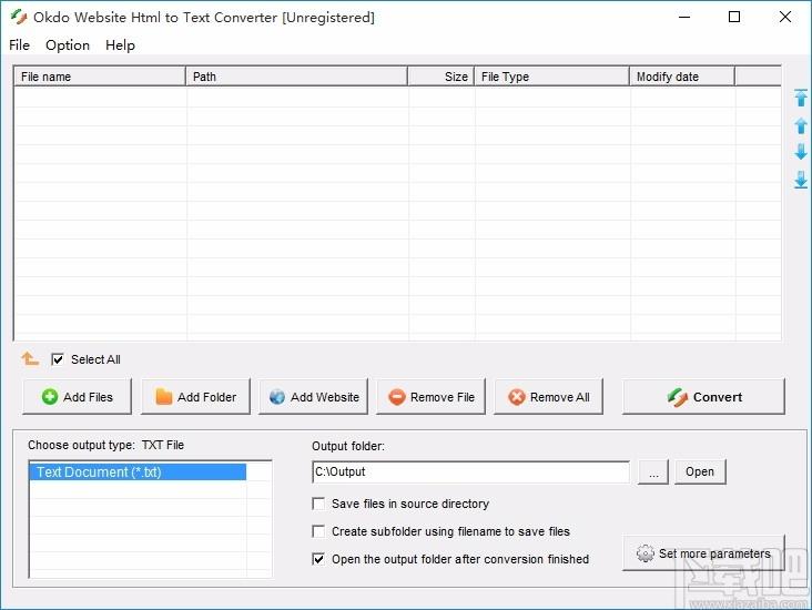 Okdo Website Html to Text Converter,HTML转TXT,文件转换
