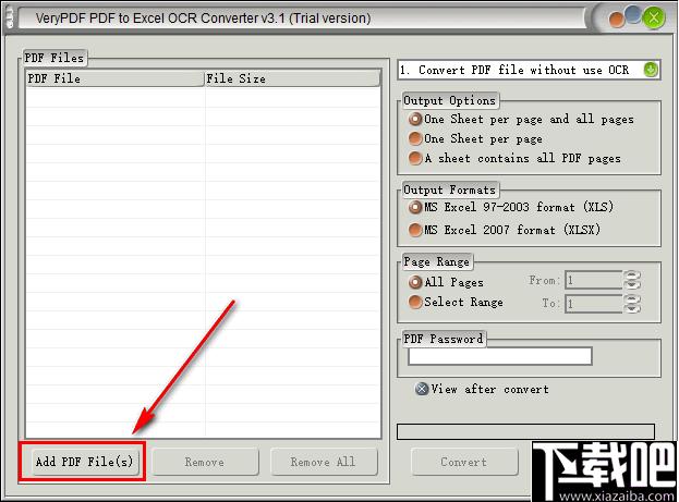 VeryPDF PDF to Excel OCR Converter下载,pdf转换,文档转换