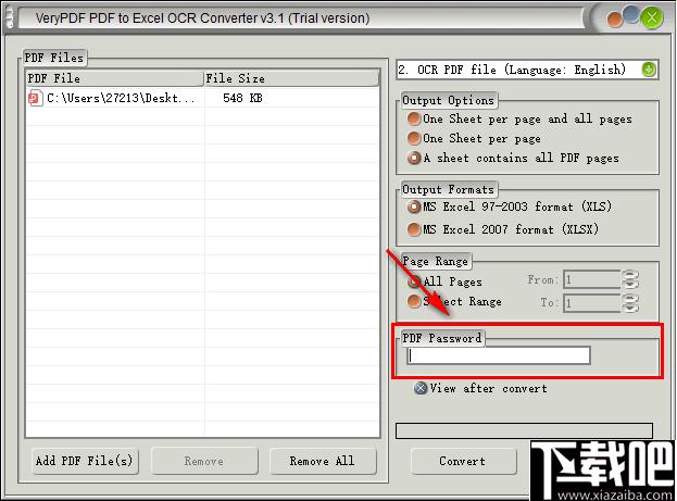 VeryPDF PDF to Excel OCR Converter下载,pdf转换,文档转换