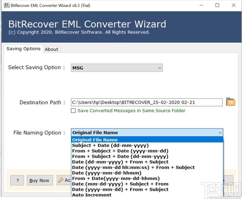 BitRecover EML Converter Wizard下载,EML文件转换,翻译转换,文档转换